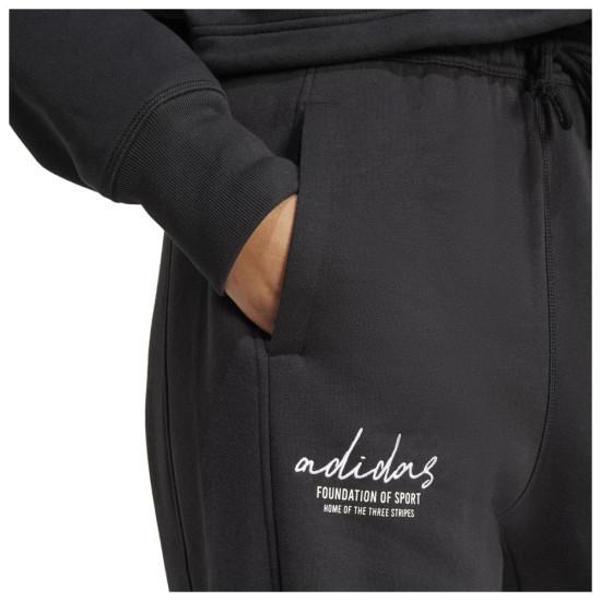 Adidas Γυναικείο παντελόνι φόρας BLuv Q3 Fleece Singature Graphic Pants
